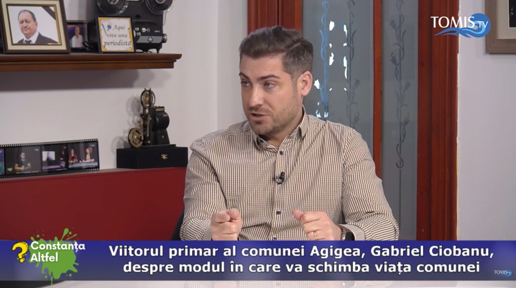 Viitorul primar al comunei Agigea, Gabriel Ciobanu,despre modul în care va schimba viața comunei
