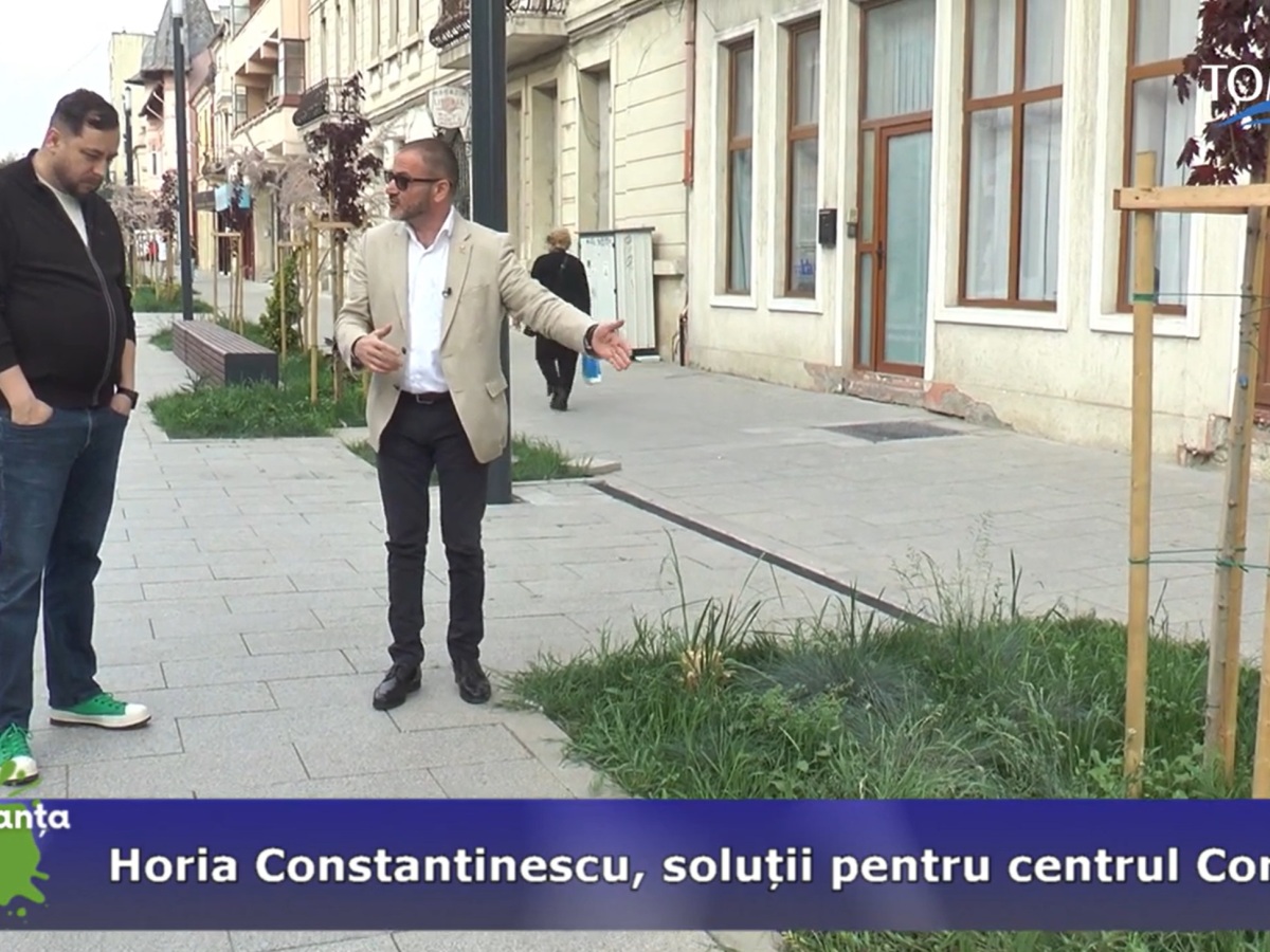Horia Constantinescu, în centrul Constanței: „Mă simt ca într-un cabinet stomatologic. Sunt plombe peste tot”